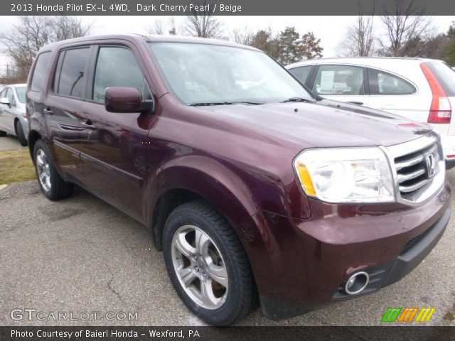 2013 Honda Pilot EX-L 4WD in Dark Cherry Pearl