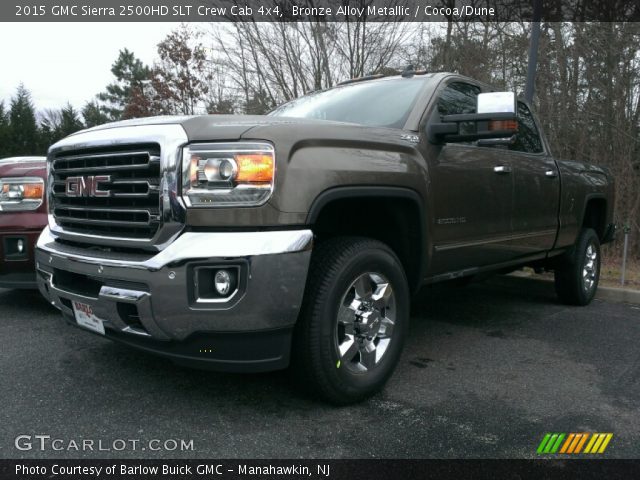 2015 GMC Sierra 2500HD SLT Crew Cab 4x4 in Bronze Alloy Metallic