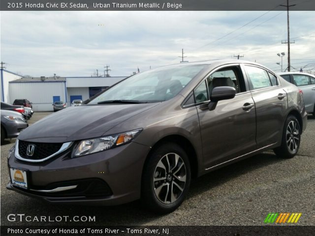2015 Honda Civic EX Sedan in Urban Titanium Metallic