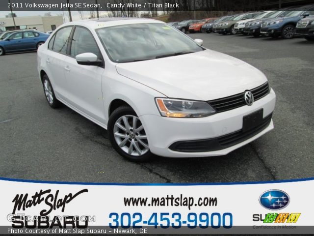 2011 Volkswagen Jetta SE Sedan in Candy White