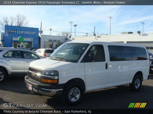 2014 Chevrolet Express 3500 Passenger Extended LT in Summit White