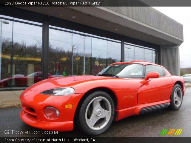 1993 Dodge Viper RT/10 Roadster in Viper Red