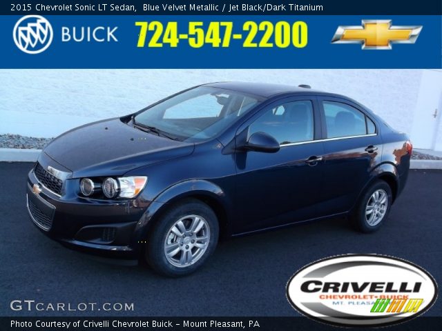 2015 Chevrolet Sonic LT Sedan in Blue Velvet Metallic