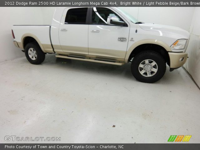 2012 Dodge Ram 2500 HD Laramie Longhorn Mega Cab 4x4 in Bright White