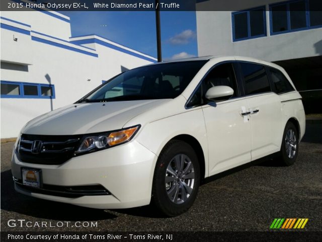 2015 Honda Odyssey EX-L in White Diamond Pearl