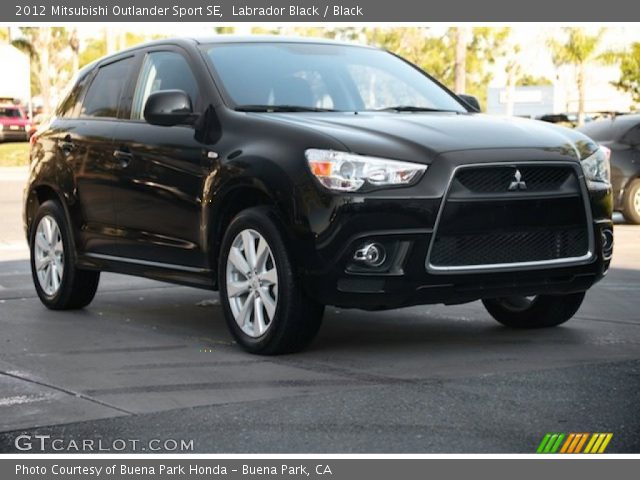 2012 Mitsubishi Outlander Sport SE in Labrador Black