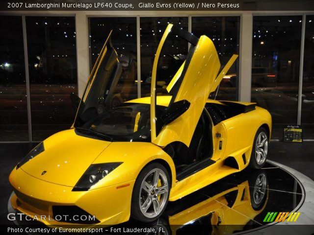 2007 Lamborghini Murcielago LP640 Coupe in Giallo Evros (Yellow)