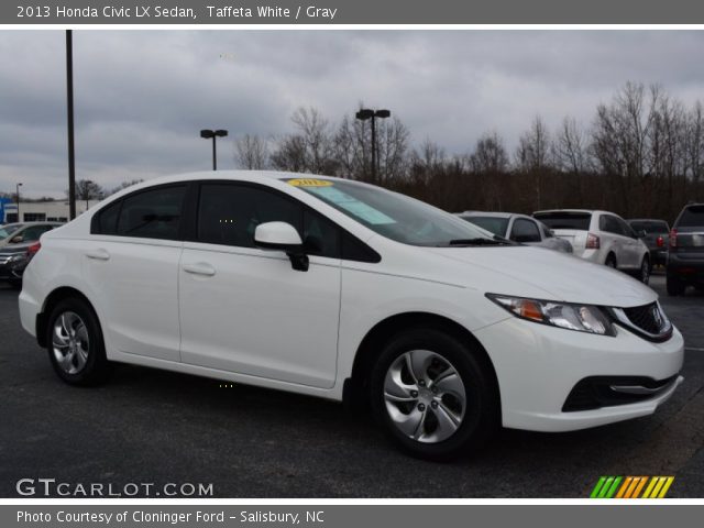 2013 Honda Civic LX Sedan in Taffeta White