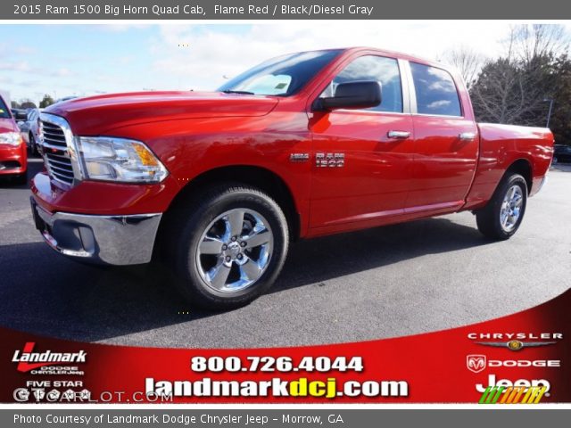 2015 Ram 1500 Big Horn Quad Cab in Flame Red