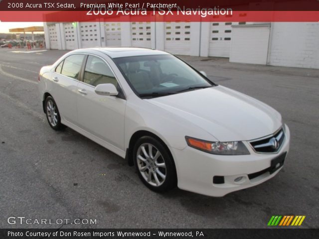 2008 Acura TSX Sedan in Premium White Pearl