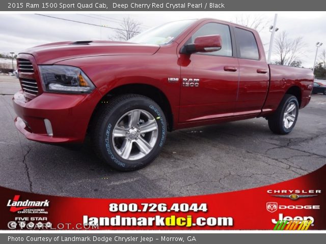 2015 Ram 1500 Sport Quad Cab in Deep Cherry Red Crystal Pearl