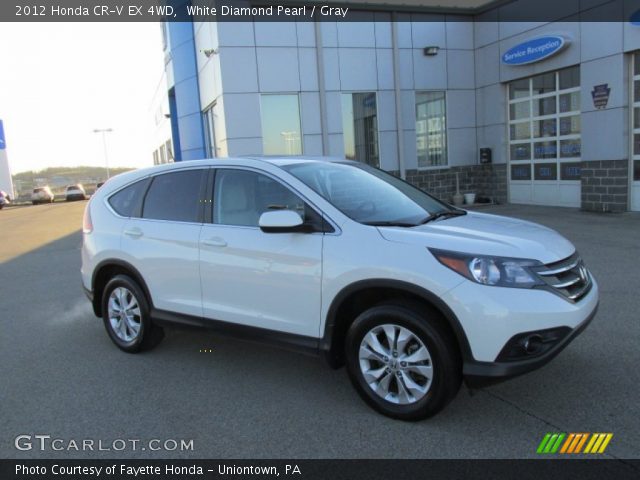 2012 Honda CR-V EX 4WD in White Diamond Pearl