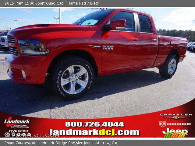 2015 Ram 1500 Sport Quad Cab in Flame Red