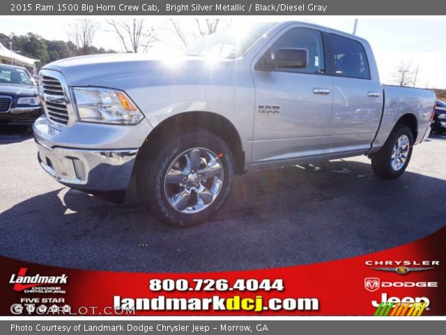 2015 Ram 1500 Big Horn Crew Cab in Bright Silver Metallic