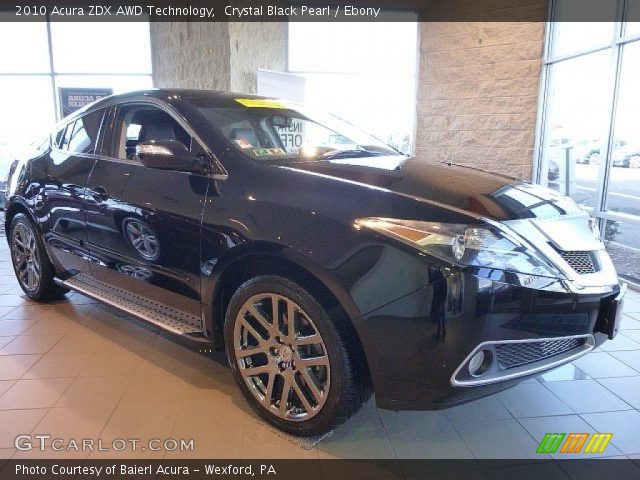 2010 Acura ZDX AWD Technology in Crystal Black Pearl