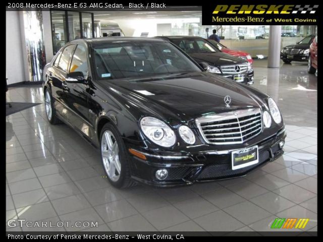 2008 Mercedes-Benz E 63 AMG Sedan in Black