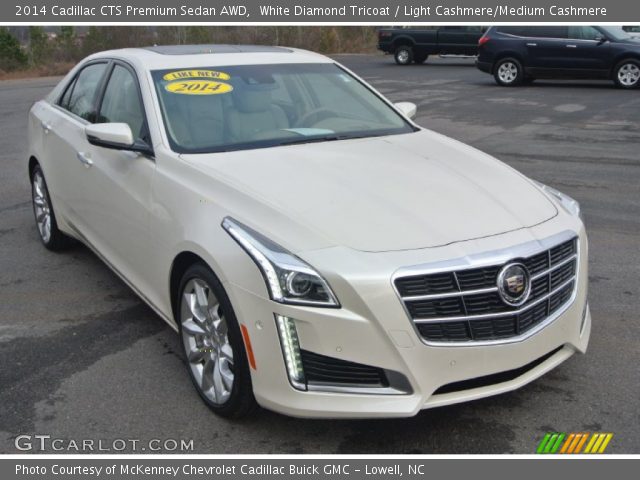 2014 Cadillac CTS Premium Sedan AWD in White Diamond Tricoat