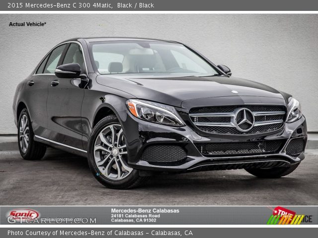 2015 Mercedes-Benz C 300 4Matic in Black