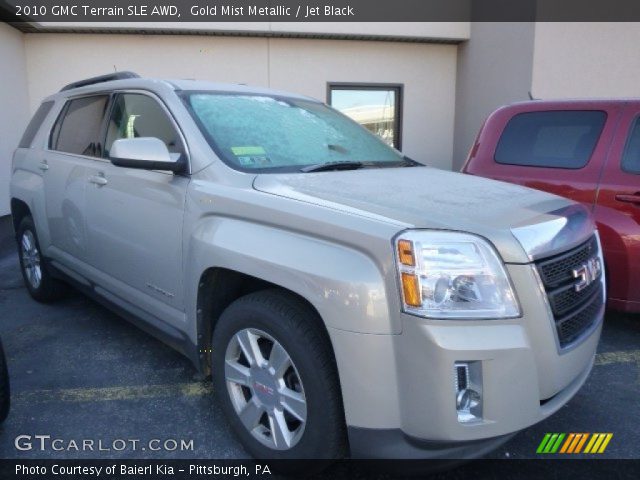 2010 GMC Terrain SLE AWD in Gold Mist Metallic