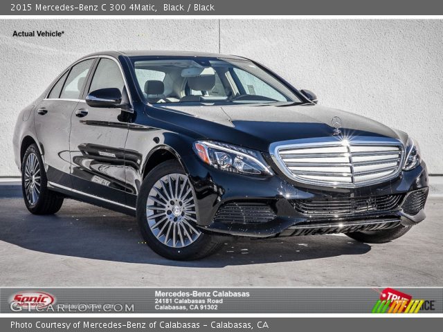 2015 Mercedes-Benz C 300 4Matic in Black
