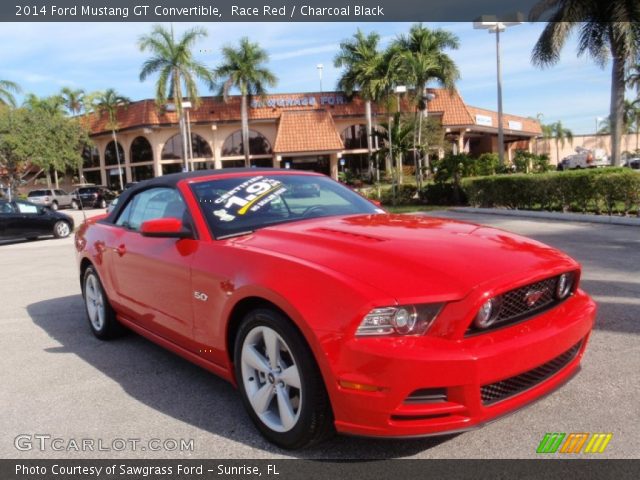 2014 Ford Mustang GT Convertible in Race Red
