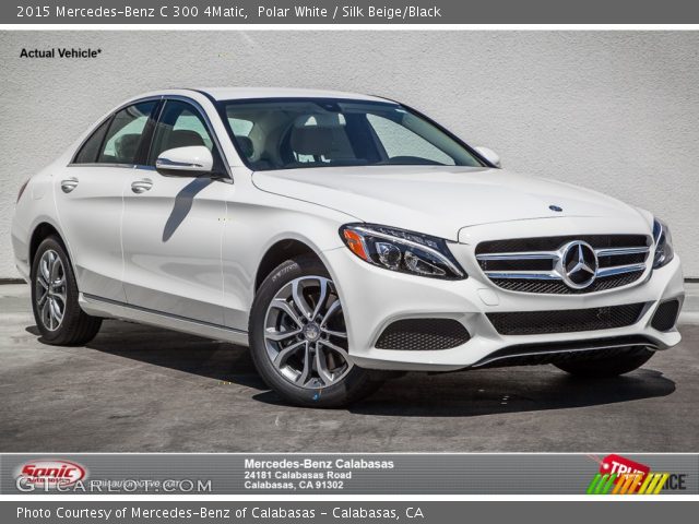 2015 Mercedes-Benz C 300 4Matic in Polar White