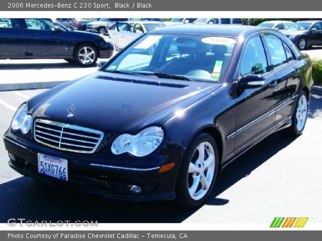2006 Mercedes-Benz C 230 Sport in Black