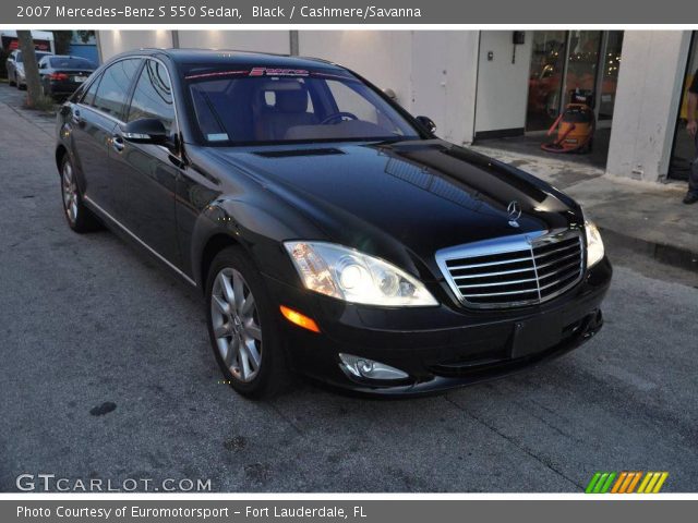 2007 Mercedes-Benz S 550 Sedan in Black