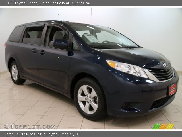 2012 Toyota Sienna  in South Pacific Pearl