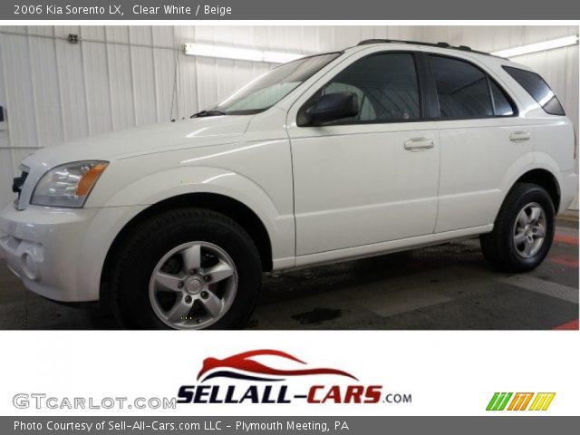 2006 Kia Sorento LX in Clear White
