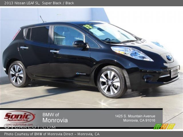 2013 Nissan LEAF SL in Super Black