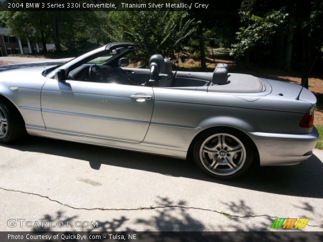 2004 BMW 3 Series 330i Convertible in Titanium Silver Metallic