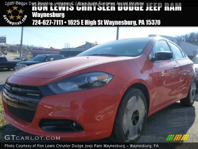 2015 Dodge Dart Blacktop in Vitamin C