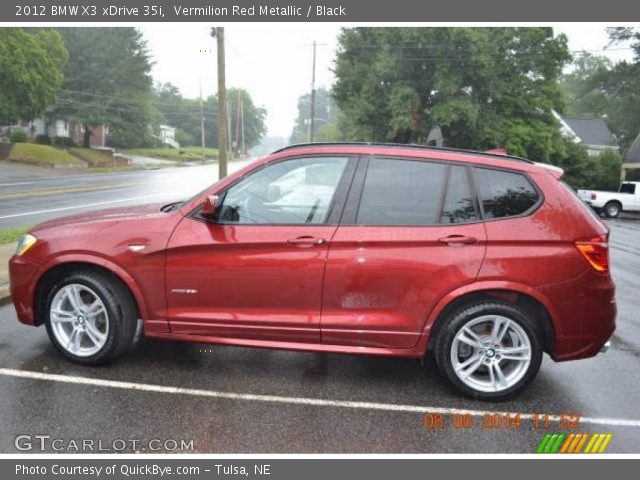 2012 BMW X3 xDrive 35i in Vermilion Red Metallic