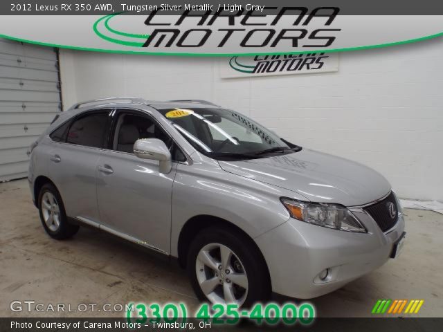 2012 Lexus RX 350 AWD in Tungsten Silver Metallic