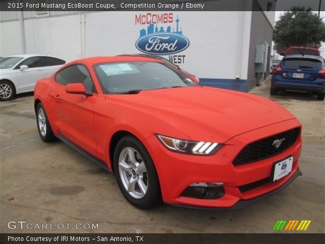2015 Ford Mustang EcoBoost Coupe in Competition Orange