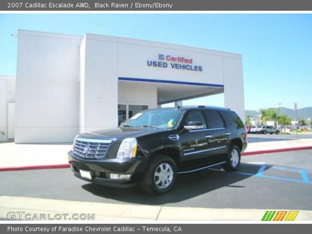 2007 Cadillac Escalade AWD in Black Raven