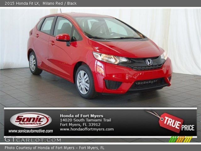 2015 Honda Fit LX in Milano Red