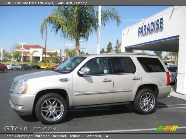 2008 Cadillac Escalade AWD in Gold Mist