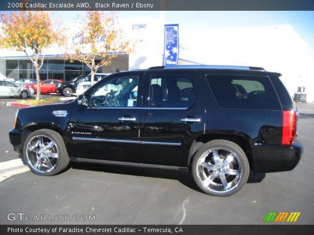 2008 Cadillac Escalade AWD in Black Raven