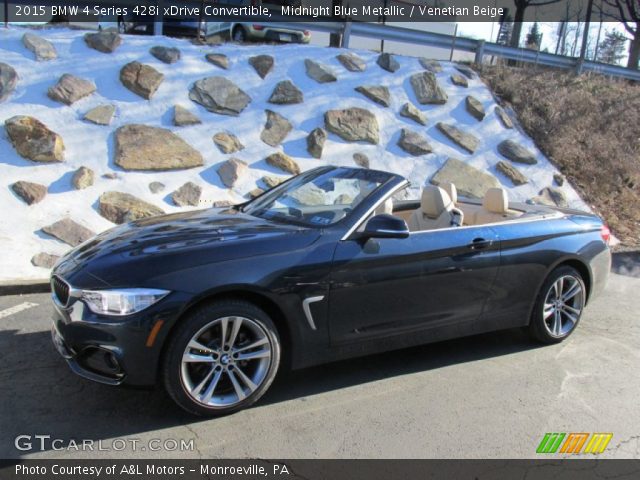 2015 BMW 4 Series 428i xDrive Convertible in Midnight Blue Metallic