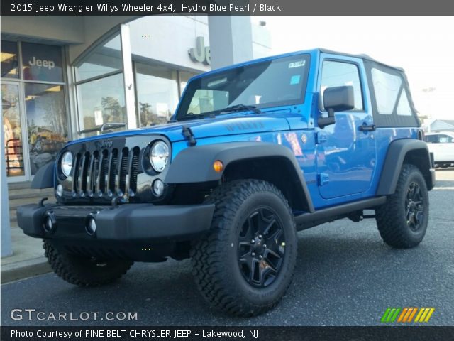 2015 Jeep Wrangler Willys Wheeler 4x4 in Hydro Blue Pearl