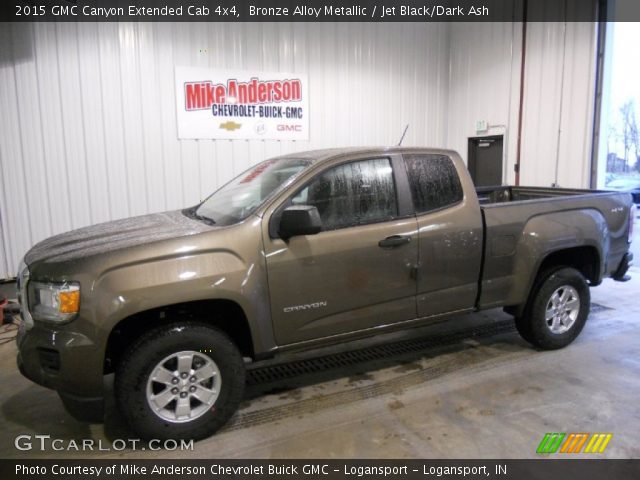 2015 GMC Canyon Extended Cab 4x4 in Bronze Alloy Metallic