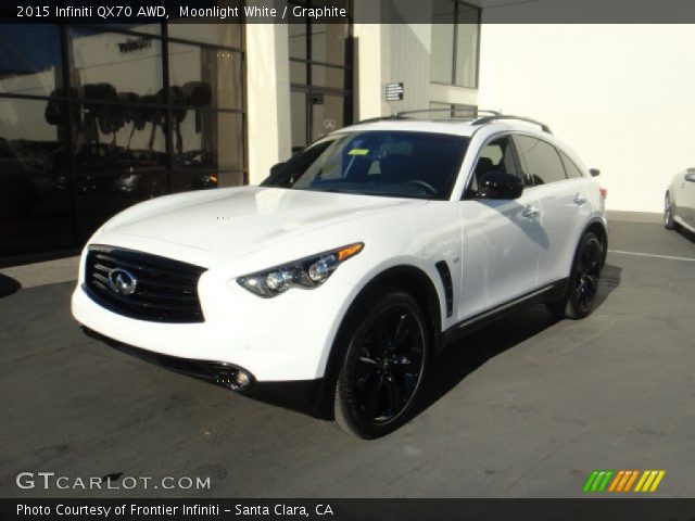 2015 Infiniti QX70 AWD in Moonlight White