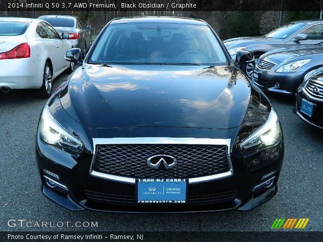 2014 Infiniti Q 50 3.7 AWD Premium in Black Obsidian