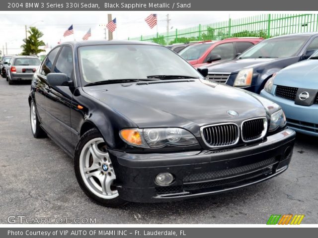 2004 BMW 3 Series 330i Sedan in Black Sapphire Metallic