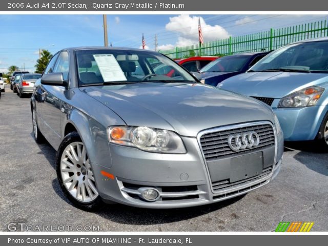 2006 Audi A4 2.0T Sedan in Quartz Gray Metallic