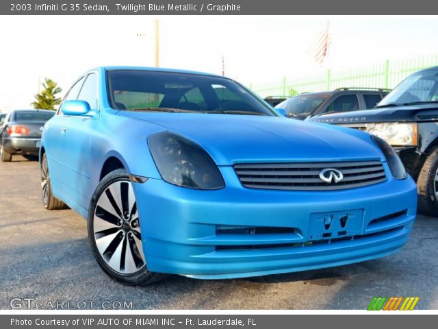 2003 Infiniti G 35 Sedan in Twilight Blue Metallic