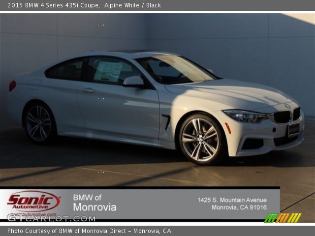 2015 BMW 4 Series 435i Coupe in Alpine White