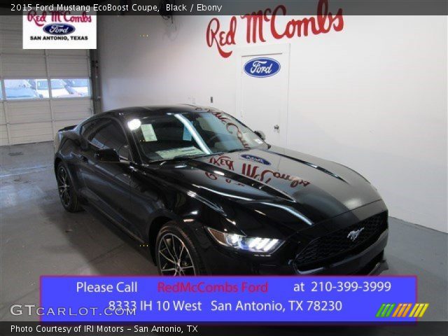 2015 Ford Mustang EcoBoost Coupe in Black